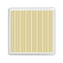 Summer Sand Color Pink And Yellow Stripes Memory Card Reader (square) by picsaspassion