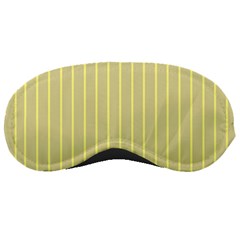 Summer Sand Color Yellow Stripes Pattern Sleeping Masks by picsaspassion