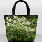 White summer flowers Bucket Bags Front