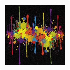 Crazy Multicolored Double Running Splashes Horizon Medium Glasses Cloth (2-side) by EDDArt