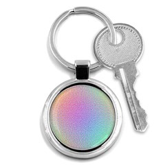 Rainbow Colorful Grid Key Chains (round)  by designworld65