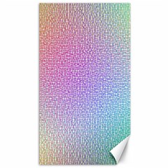 Rainbow Colorful Grid Canvas 40  X 72   by designworld65