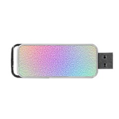 Rainbow Colorful Grid Portable Usb Flash (one Side) by designworld65