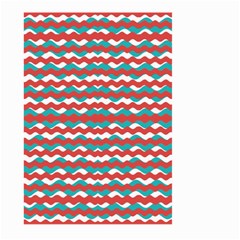 Geometric Waves Large Garden Flag (two Sides) by dflcprints