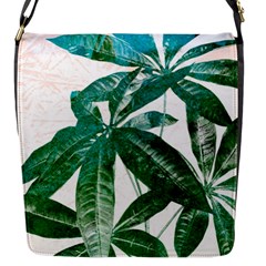 Pachira Leaves  Flap Messenger Bag (s) by DanaeStudio