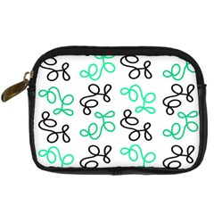 Green Elegance Digital Camera Cases by Valentinaart