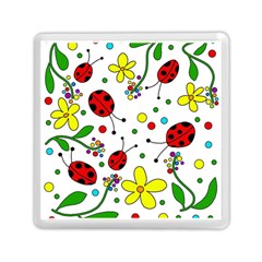 Ladybugs Memory Card Reader (square)  by Valentinaart