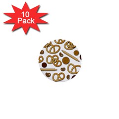 Bakery 3 1  Mini Buttons (10 Pack)  by Valentinaart