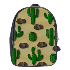 Cactuses School Bags (xl)  by Valentinaart