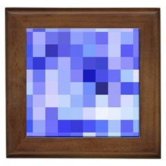 Pixie Blue Framed Tiles by designsbyamerianna