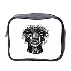 Fantasy Monster Head Drawing Mini Toiletries Bag 2-side by dflcprints