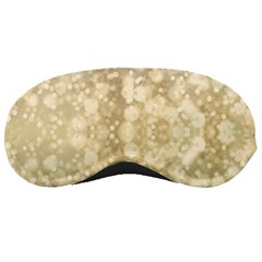 Light Circles, Brown Yellow Color Sleeping Masks by picsaspassion