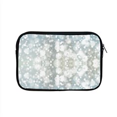 Light Circles, Blue Gray White Colors Apple Macbook Pro 15  Zipper Case by picsaspassion