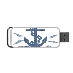 Anchor Pencil Drawing Art Portable Usb Flash (one Side) by picsaspassion