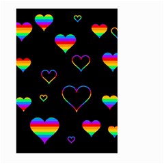 Rainbow Harts Large Garden Flag (two Sides) by Valentinaart