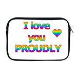 I love you proudly 2 Apple MacBook Pro 17  Zipper Case Front