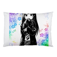 Shy Anime Girl Pillow Case (two Sides) by Brittlevirginclothing