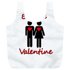 Be Mine Valentine Full Print Recycle Bags (l)  by Valentinaart