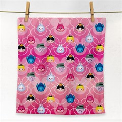 Alice In Wonderland Face Towel by reddyedesign