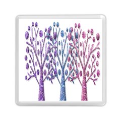 Magical Pastel Trees Memory Card Reader (square)  by Valentinaart