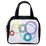 Rainbow colors circles Classic Handbags (2 Sides) Back