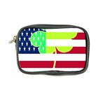 USA Ireland American Flag Shamrock Irish Funny St Patrick Country Flag  Coin Purse Front