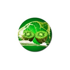 Kiwi Fruit Vitamins Healthy Cut Golf Ball Marker by Amaryn4rt