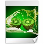 Kiwi Fruit Vitamins Healthy Cut Canvas 12  x 16   11.86 x15.41  Canvas - 1