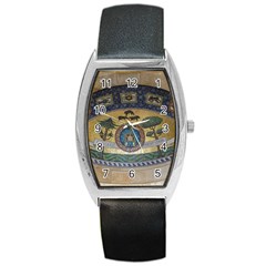 Peace Monument Werder Mountain Barrel Style Metal Watch by Amaryn4rt