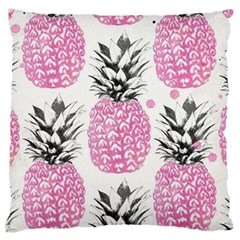 Pink Pineapple Standard Flano Cushion Case (two Sides) by Brittlevirginclothing