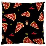 Pizza slice patter Large Cushion Case (One Side) Front