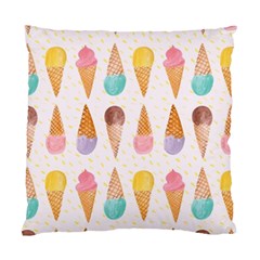 Cute Ice Cream Standard Cushion Case (one Side) by Brittlevirginclothing