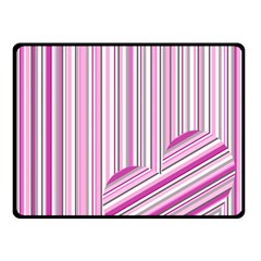 Pink Love Pattern Fleece Blanket (small) by Valentinaart