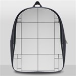 Abstract Architecture Contemporary School Bags (XL)  Front