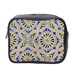 Ceramic Portugal Tiles Wall Mini Toiletries Bag 2-side by Amaryn4rt