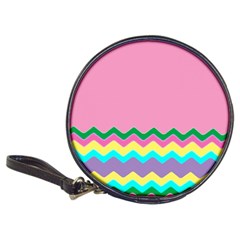 Easter Chevron Pattern Stripes Classic 20-cd Wallets by Nexatart