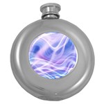 Abstract Graphic Design Background Round Hip Flask (5 oz) Front