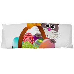 Easter Bunny Eggs Nest Basket Body Pillow Case Dakimakura (two Sides) by Nexatart