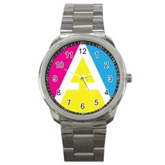 Graphic Design Web Design Sport Metal Watch by Nexatart