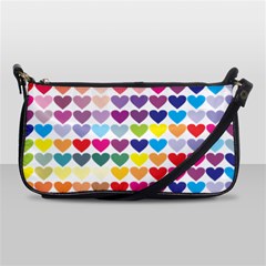 Heart Love Color Colorful Shoulder Clutch Bags by Nexatart