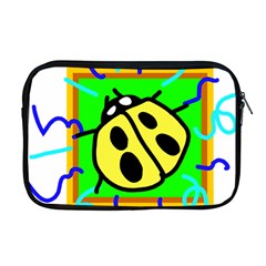 Insect Ladybug Apple Macbook Pro 17  Zipper Case by Nexatart