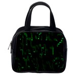 Abstract Art Background Green Classic Handbags (One Side) Front