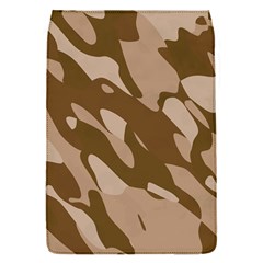 Background For Scrapbooking Or Other Beige And Brown Camouflage Patterns Flap Covers (s)  by Nexatart