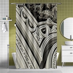 Arches Fractal Chaos Church Arch Shower Curtain 48  X 72  (small)  by Nexatart