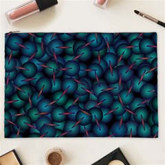 Background Abstract Textile Design Cosmetic Bag (xxl)  by Nexatart