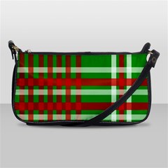 Christmas Colors Red Green White Shoulder Clutch Bags by Nexatart