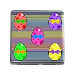 Holidays Occasions Easter Eggs Memory Card Reader (square) by Nexatart