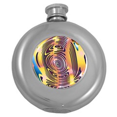 Ethnic Tribal Pattern Round Hip Flask (5 Oz) by Nexatart