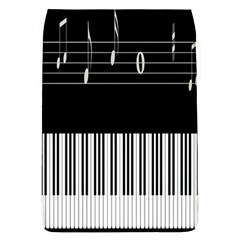 Piano Keyboard With Notes Vector Flap Covers (l)  by Nexatart