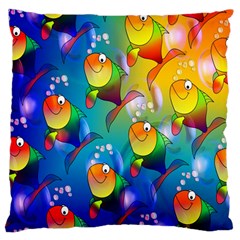 Fish Pattern Standard Flano Cushion Case (two Sides) by Nexatart